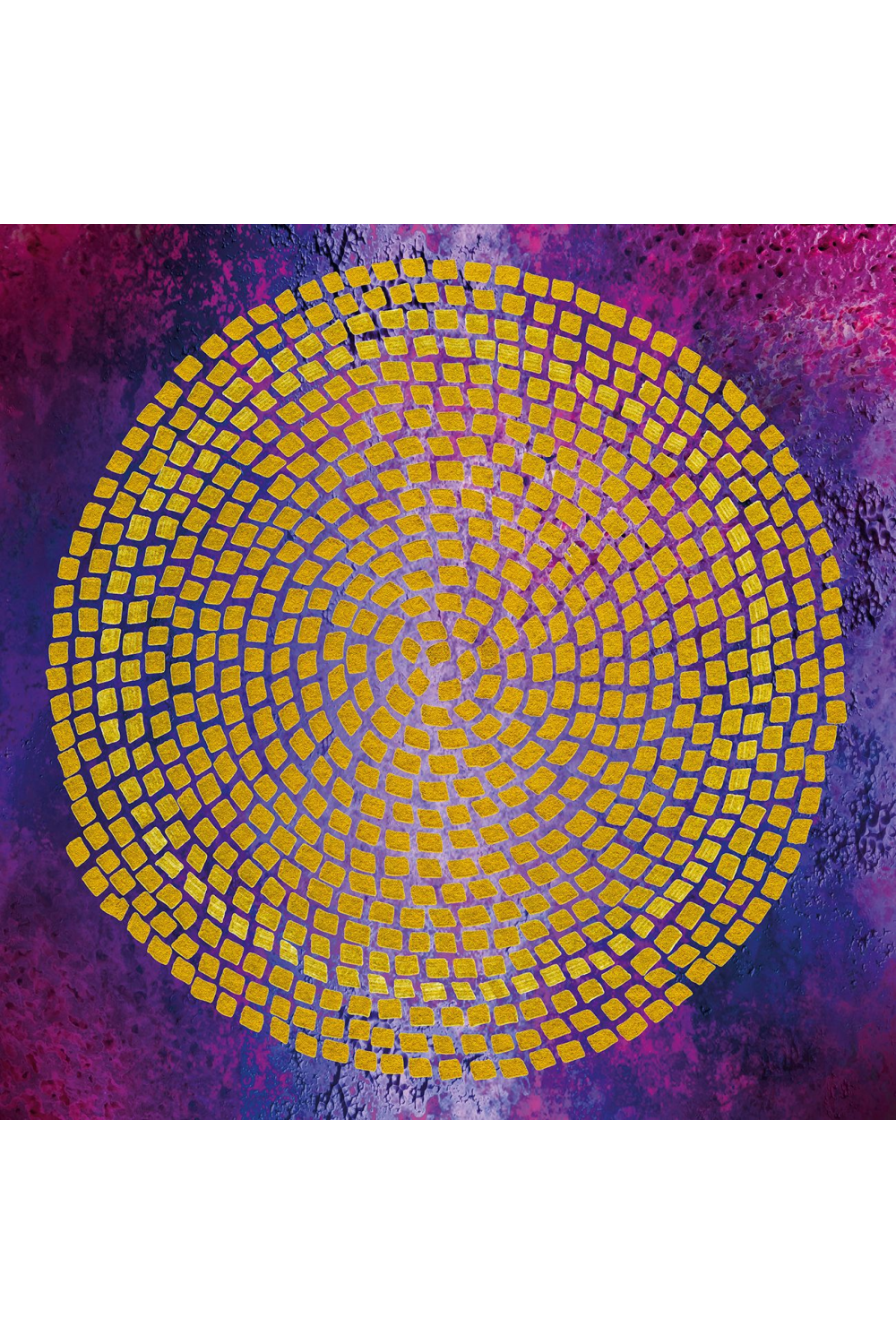 Gold Mosaic Photography Artwork | Andrew Martin Labyrinth | Oroa.com