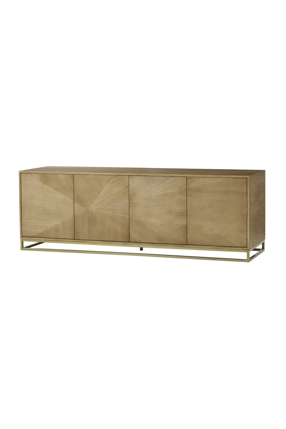 Ash Brass Studded Sideboard | Andrew Martin William | OROA