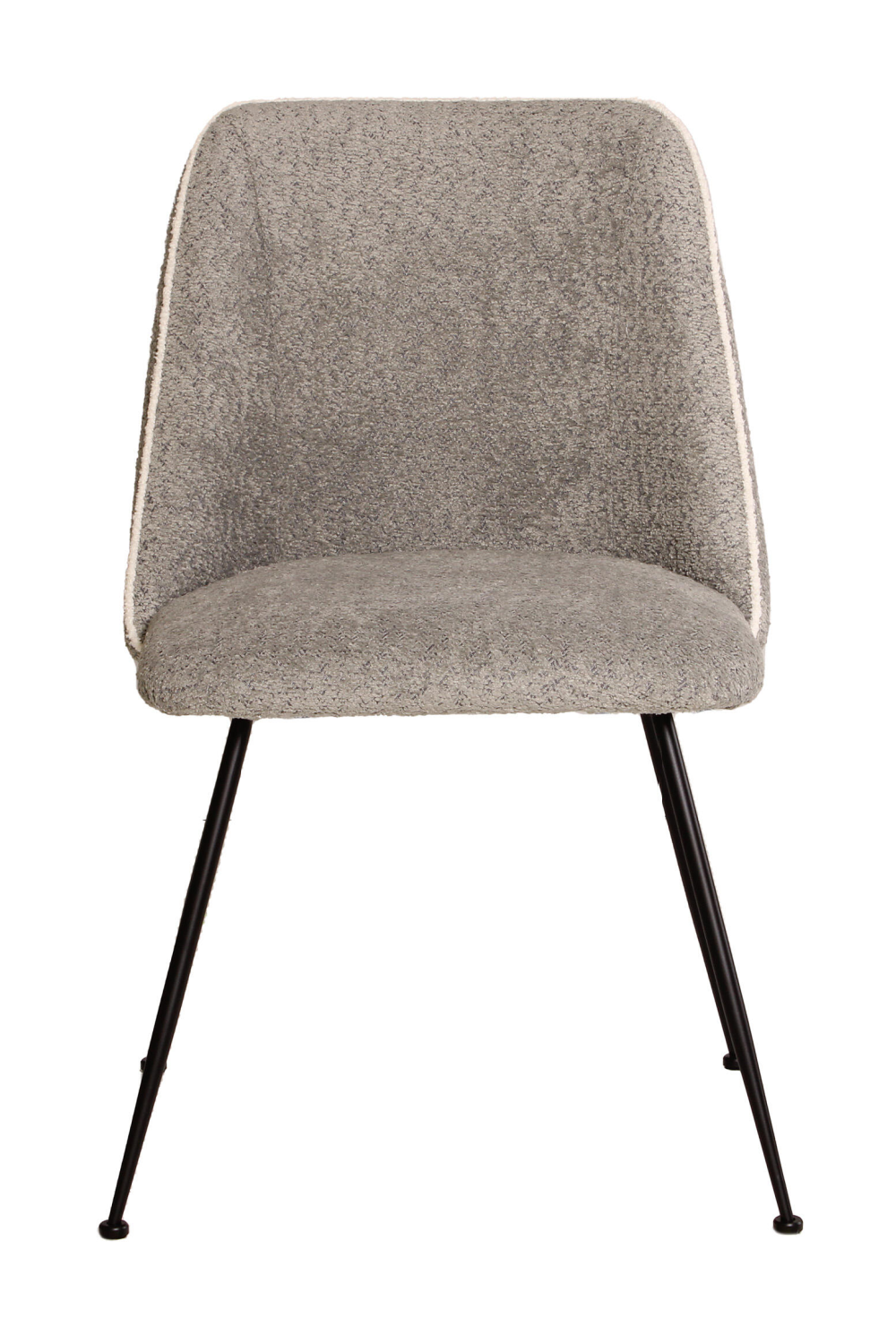 Grey chenille dining outlet chairs