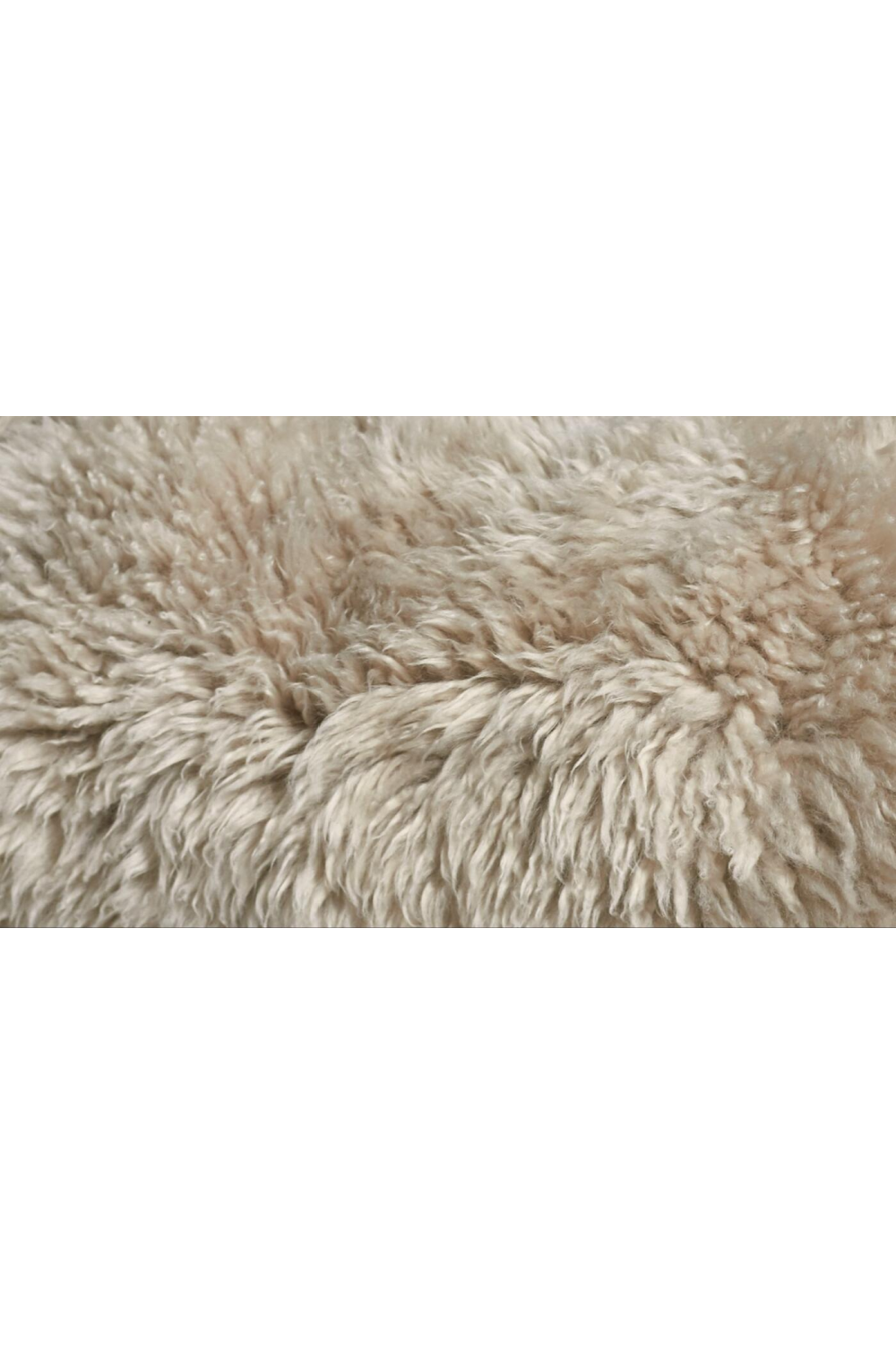 Beige Sheepskin Lounge Armchair | Andrew Martin Manx | Oroa.com