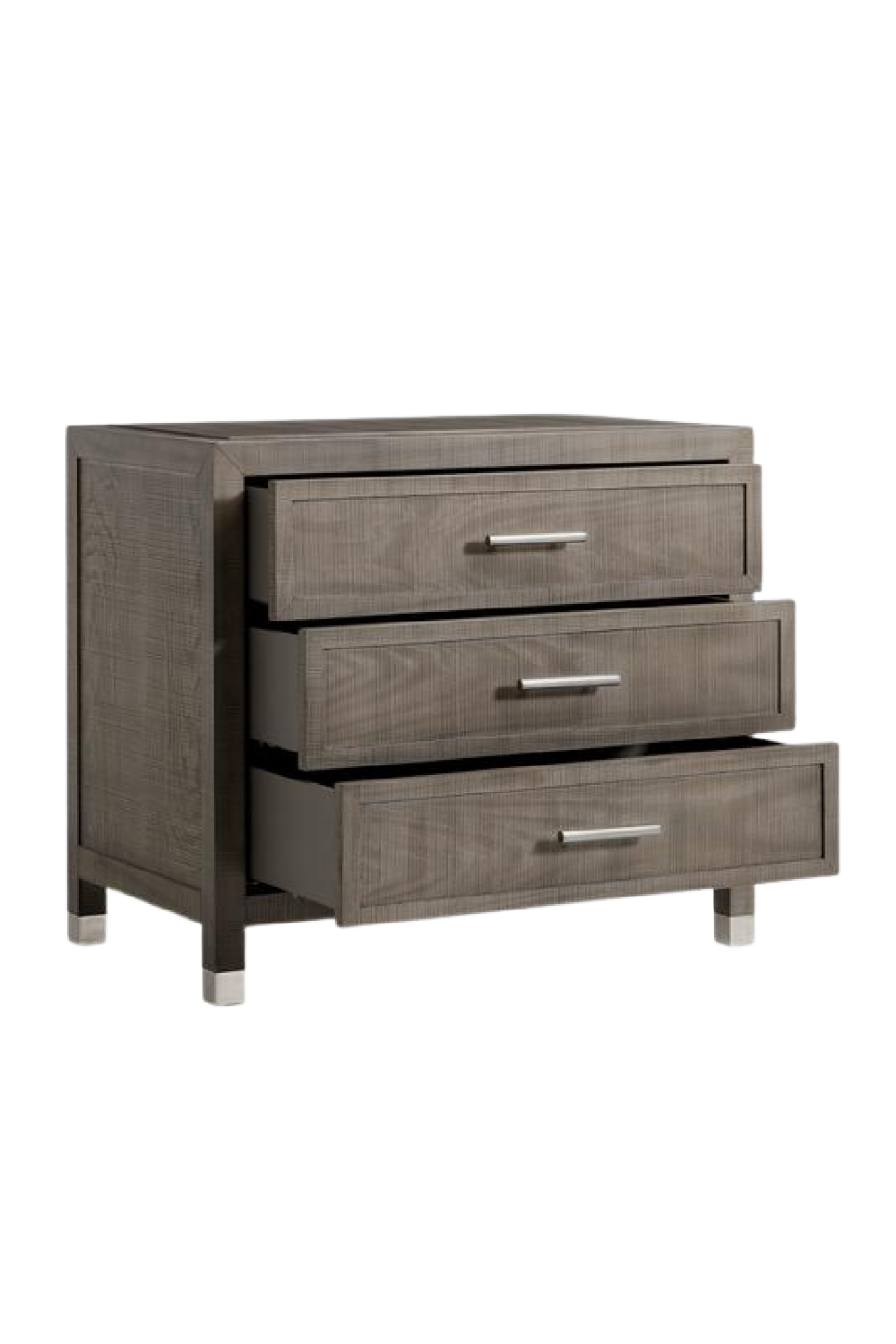 Gray Ash Wood Nightstand | Andrew Martin Raffles | OROA.com