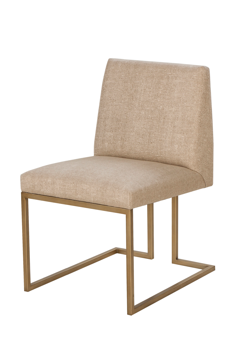 Brass Metal Frame Upholstered Side Chair | Andrew Martin Ashton | OROA