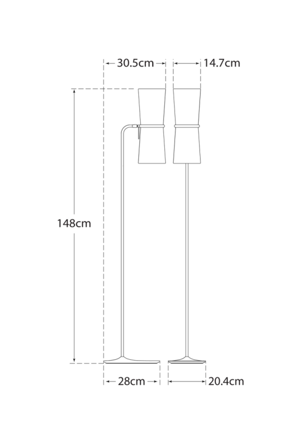 Antique Brass Floor Lamp | Andrew Martin Clarkson | Oroa.com