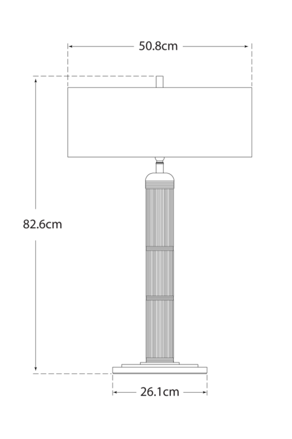 Hand-Rubbed Modern Table Lamp | Andrew Martin Longacre | OROA.com