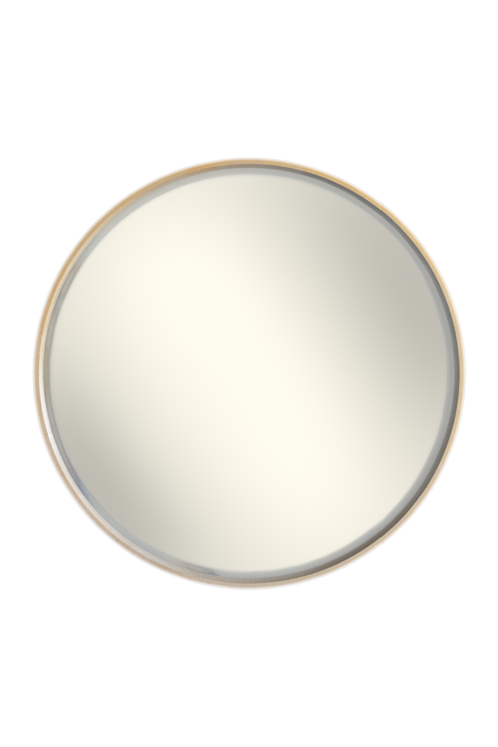 Cream Round Mirror | Andrew Martin Lille | Oroa.com