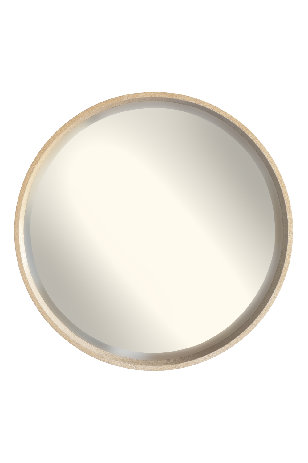Cream Round Mirror | Andrew Martin Lille | Oroa.com