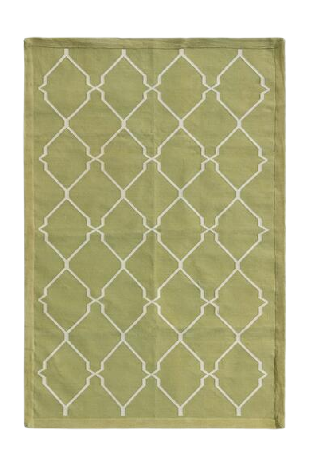 Geometric Print Cotton Rug | Andrew Martin Trellis | OROA