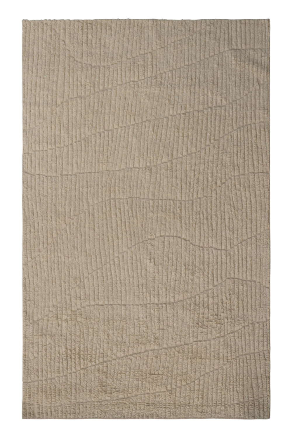 Cream Hand-Tufted Area Rug | Andrew Martin Peak | Oroa.com