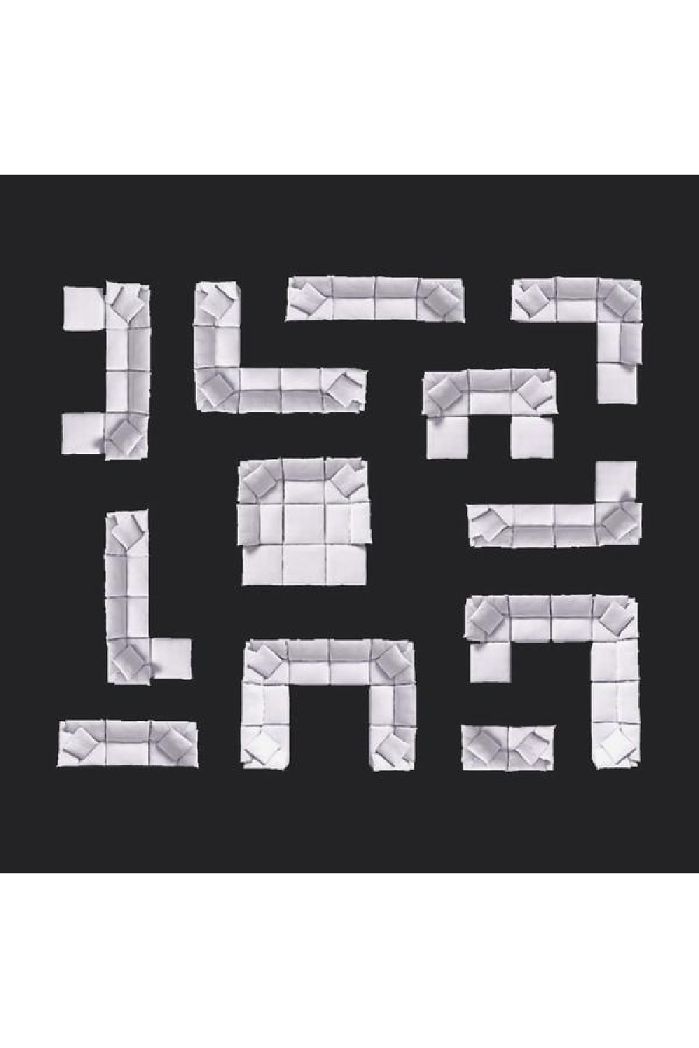 Ivory Linen Sectional Sofa Jnr | Andrew Martin Truman | OROA