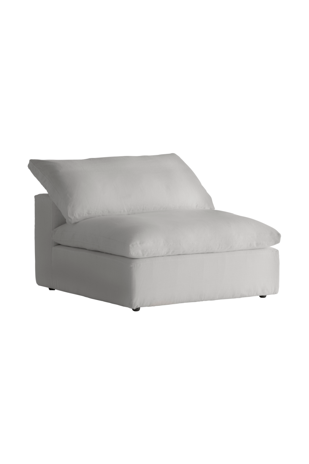 Chalk White Linen Sectional Sofa L | Andrew Martin Truman | OROA