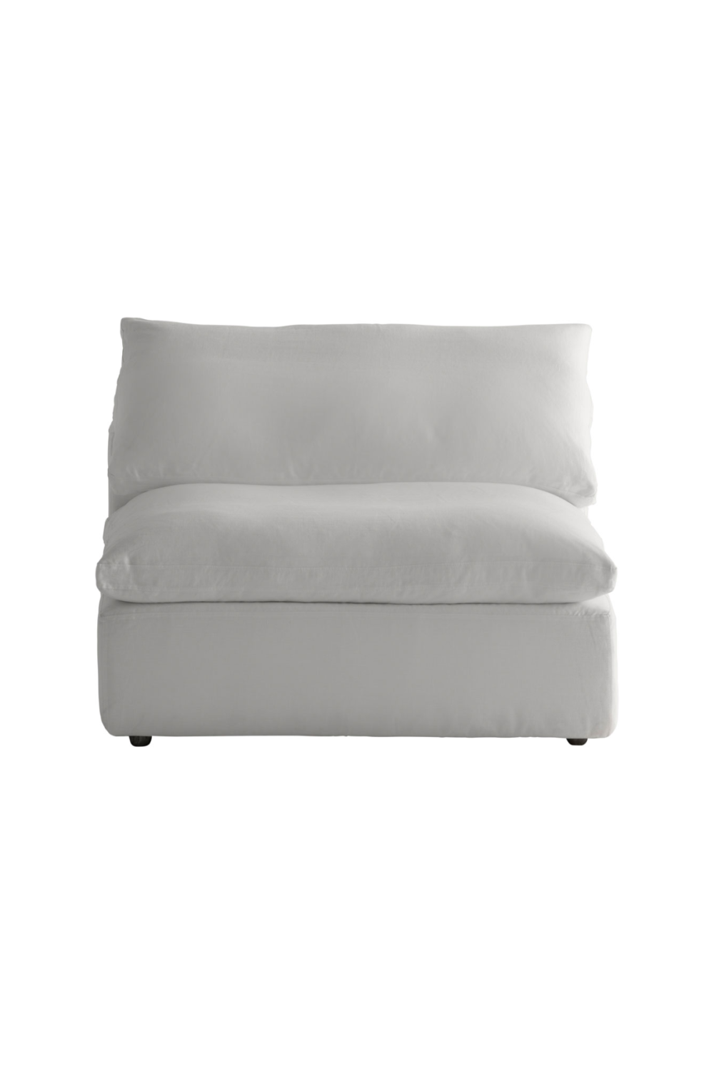 Chalk White Linen Sectional Sofa L | Andrew Martin Truman | OROA