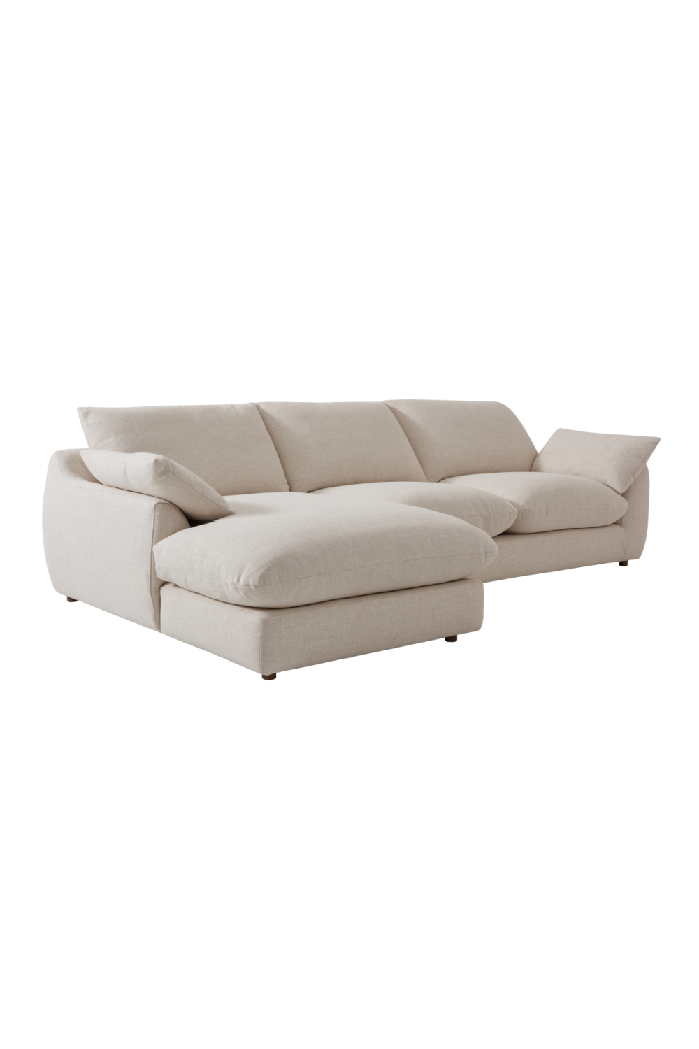 Neutral Linen Corner Sofa | Andrew Martin Fulton | Oroa.com