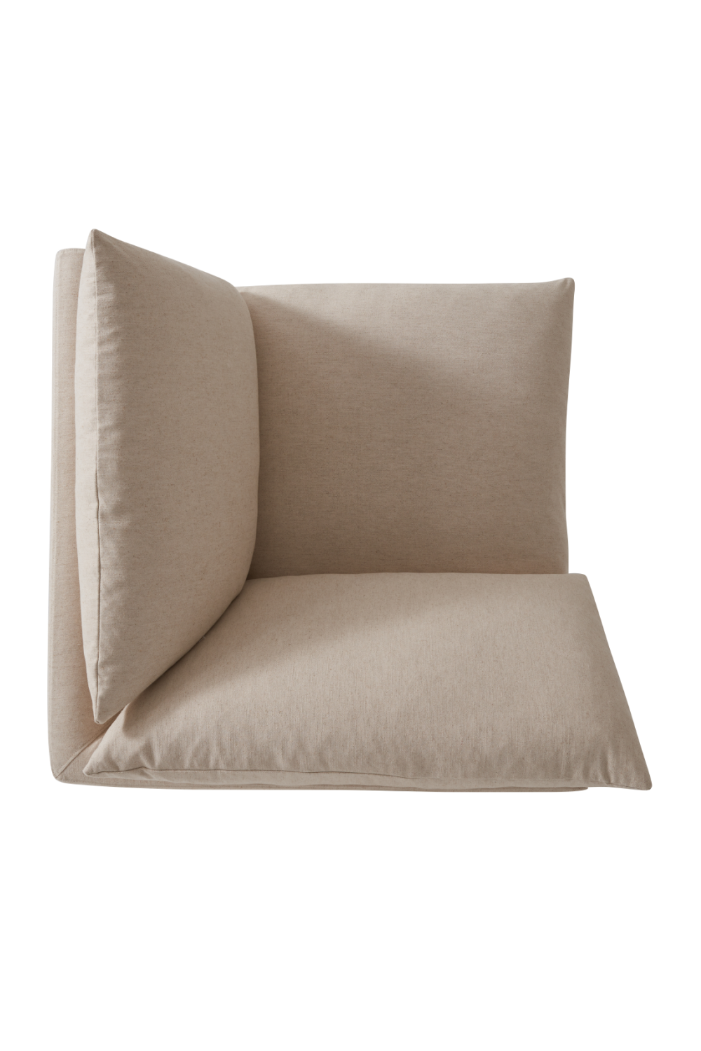 Cream Linen Sectional Sofa | Andrew Martin Clinton | Oroatrade.com