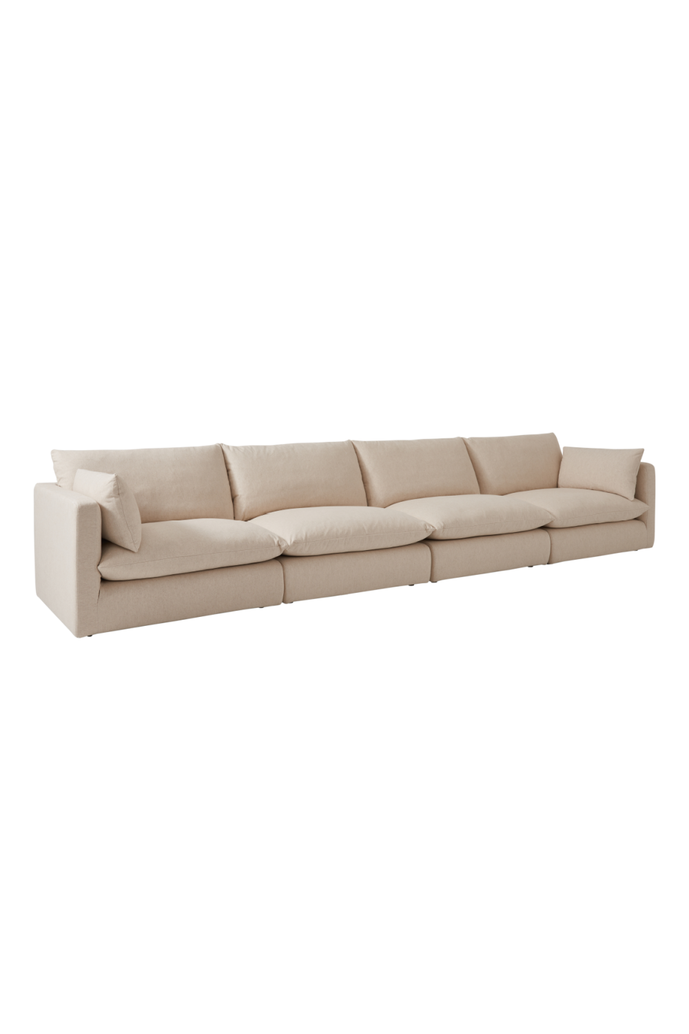 Cream Linen Sectional Sofa | Andrew Martin Clinton | Oroatrade.com
