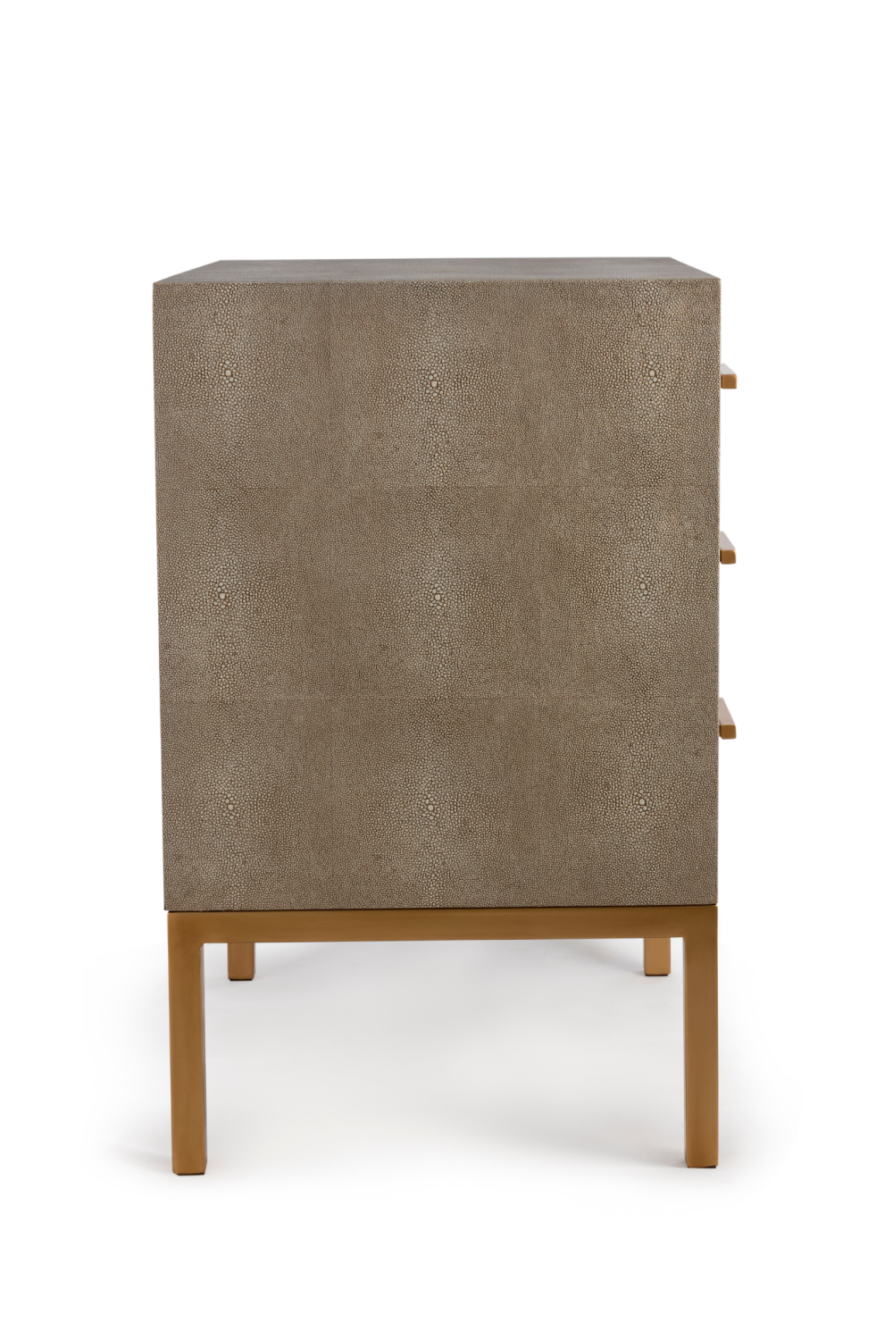 Cream Shagreen Side Chest | Oroa.com