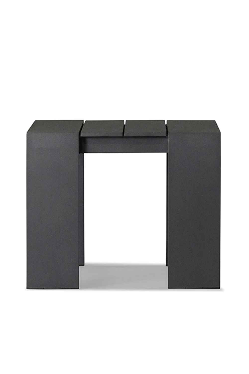 Gray Metal Outdoor Side Table | Andrew Martin Bora | OROA