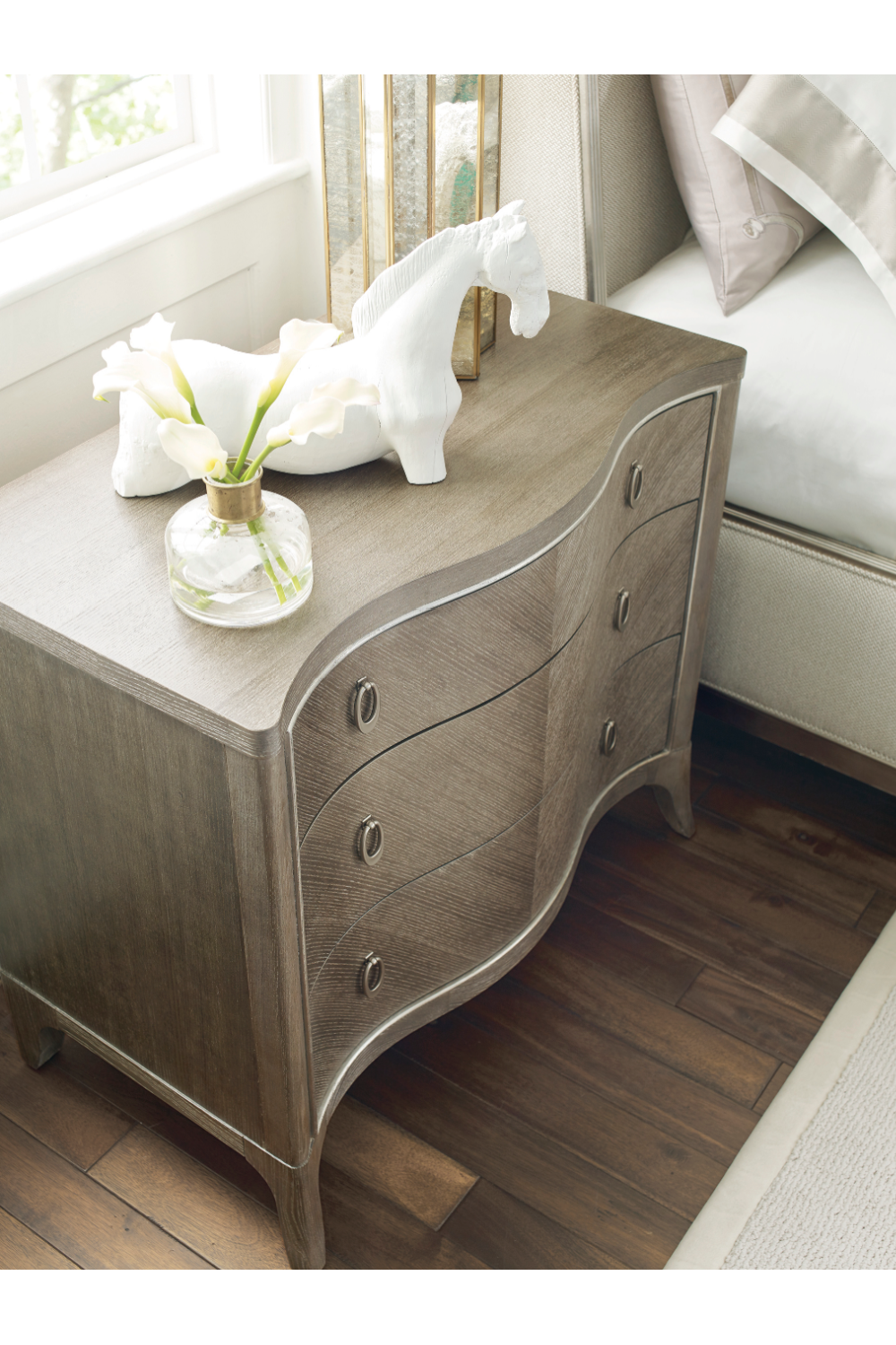 Chevron Ash Nightstand | Oroa.com