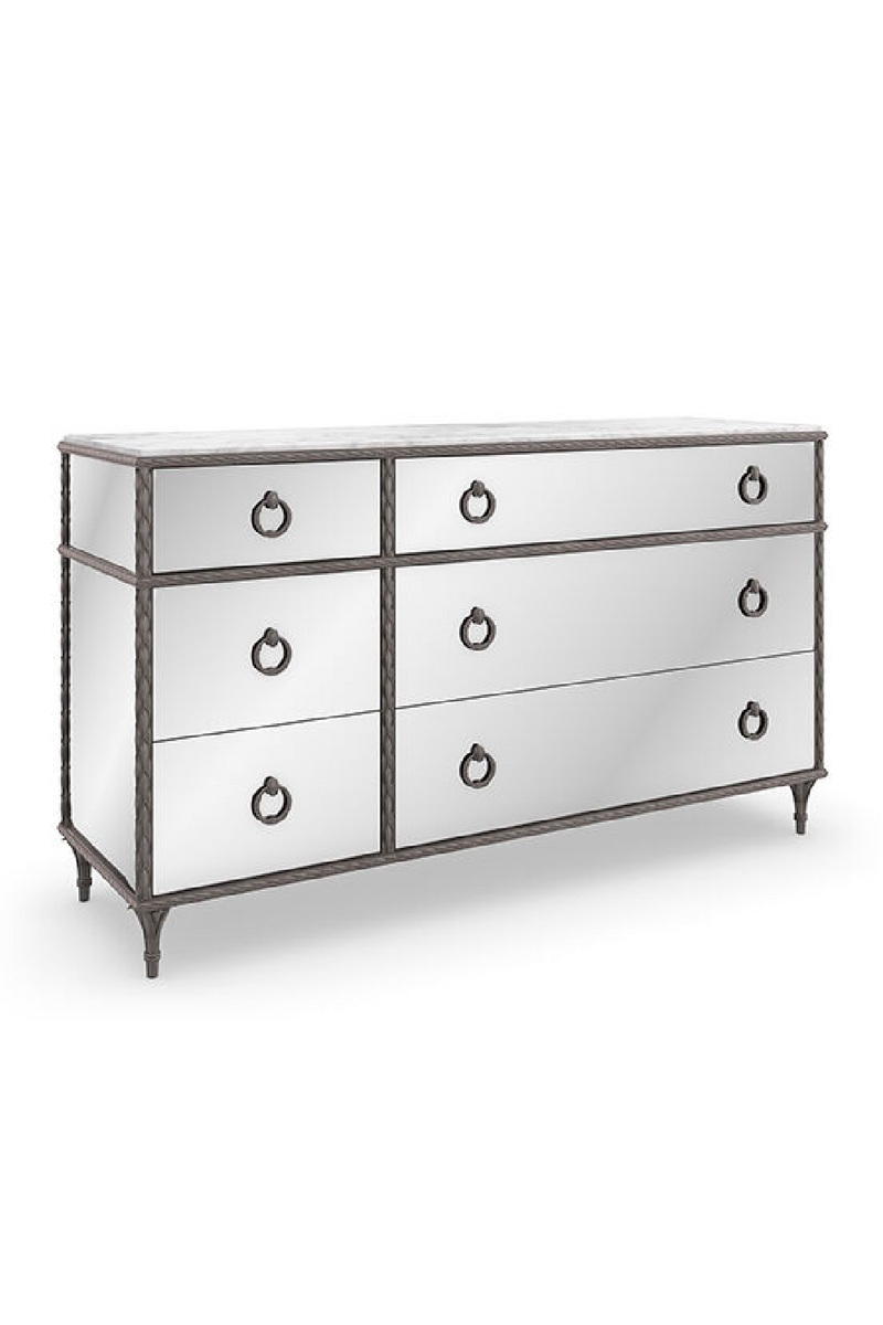 Mirrored Front Dresser | Caracole Fontainebleu | OROA