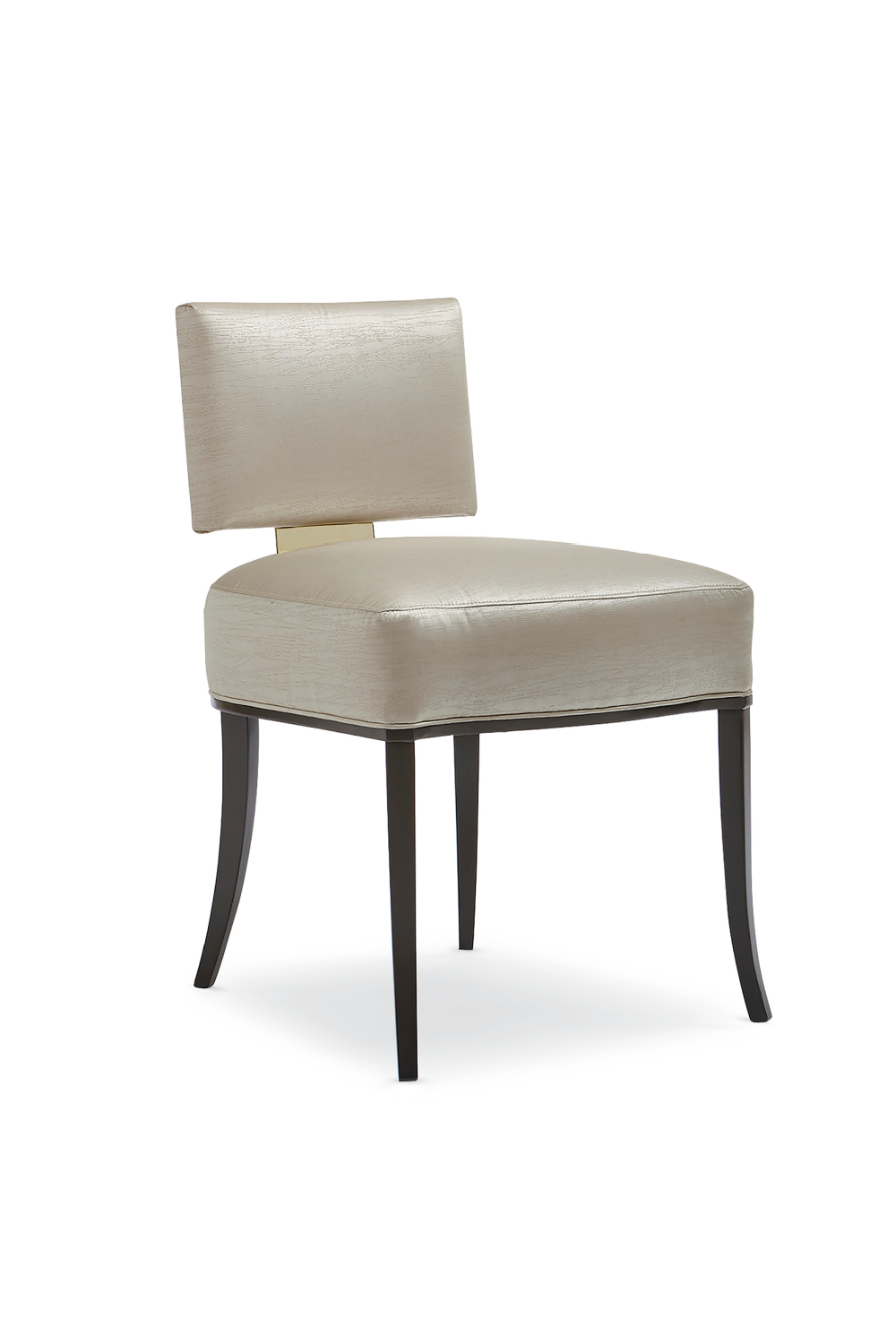 Neutral Sateen Dining Chair | Caracole Reserved Seating | Oroa.com