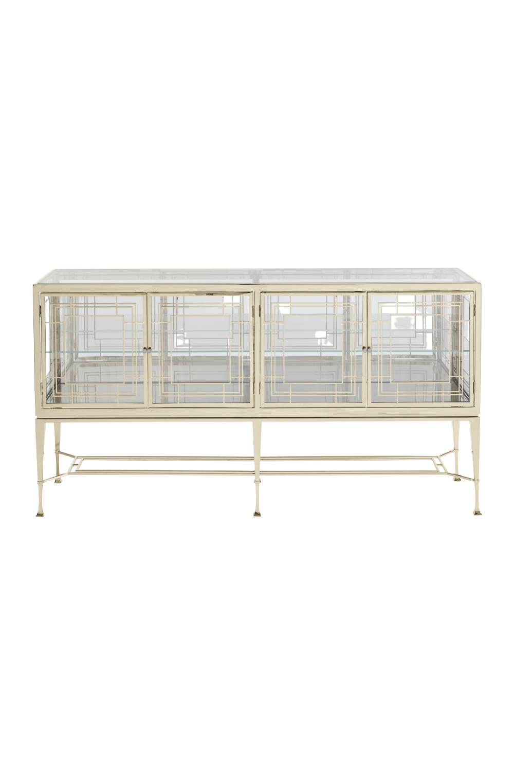 Clear Glass Sideboard | Caracole Worth Its Weight In Gold | Oroa.com