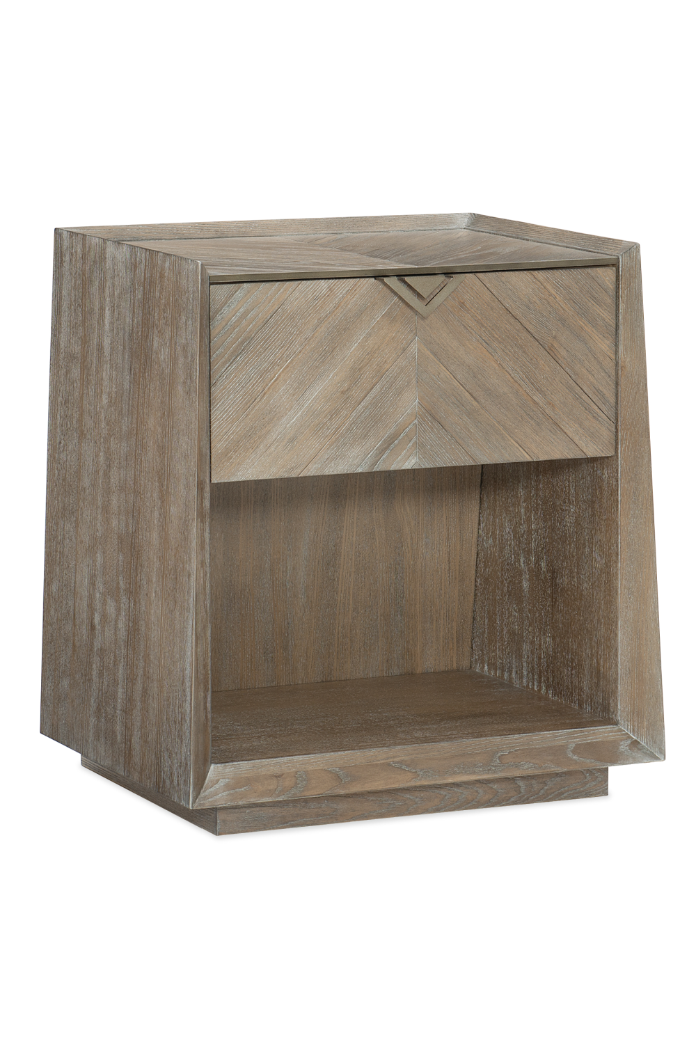 Ash Driftwood Rustic Nightstand | Oroa.com