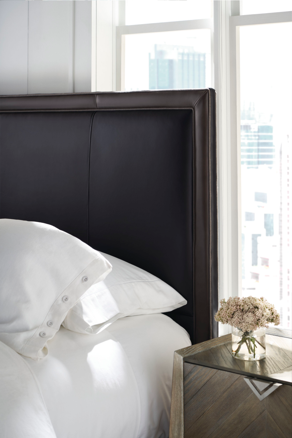 Modern Classic Cream Nightstand | Oroa.com