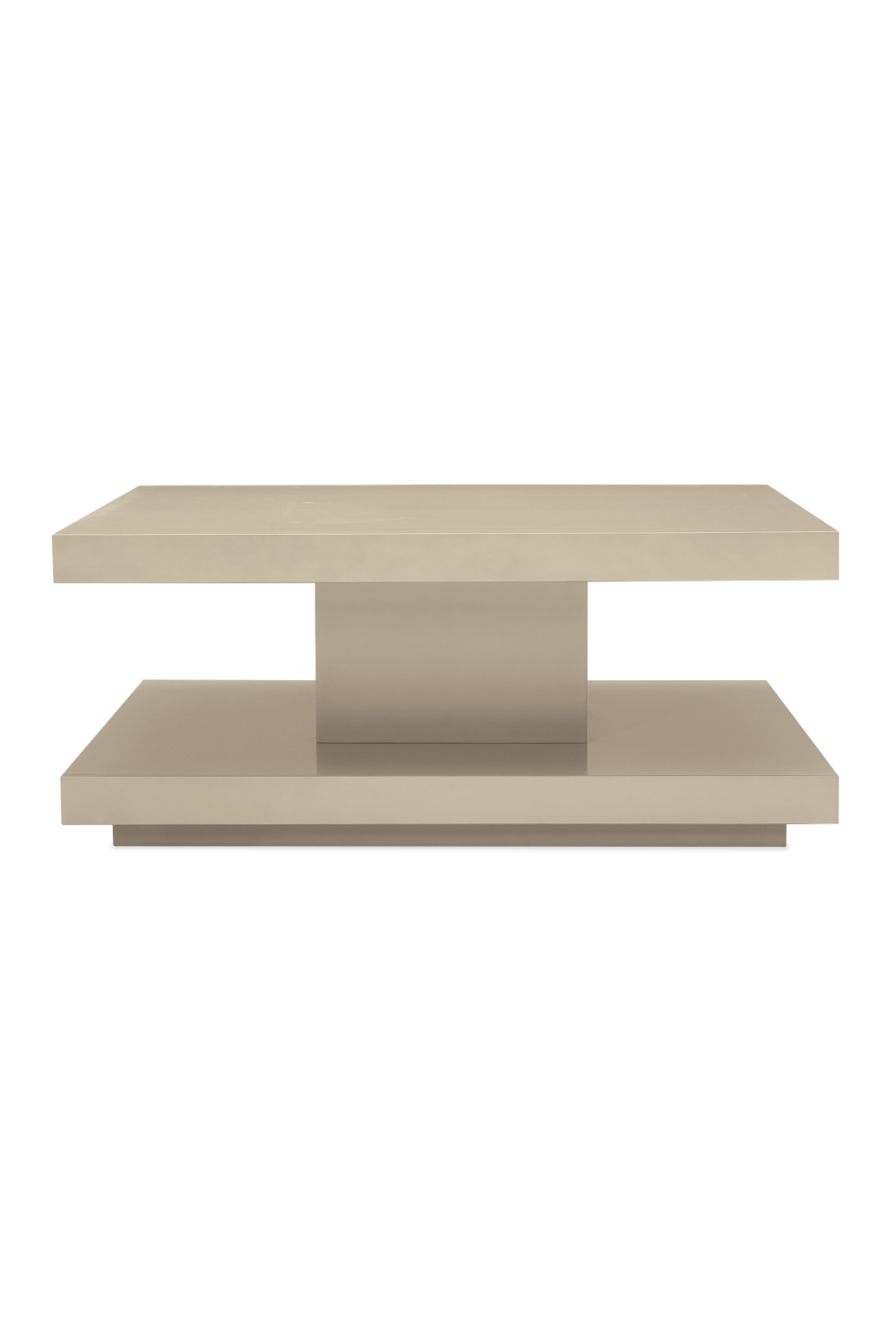 Beige Geometrical Coffee Table | Caracole Cool And Classic | Oroa.com