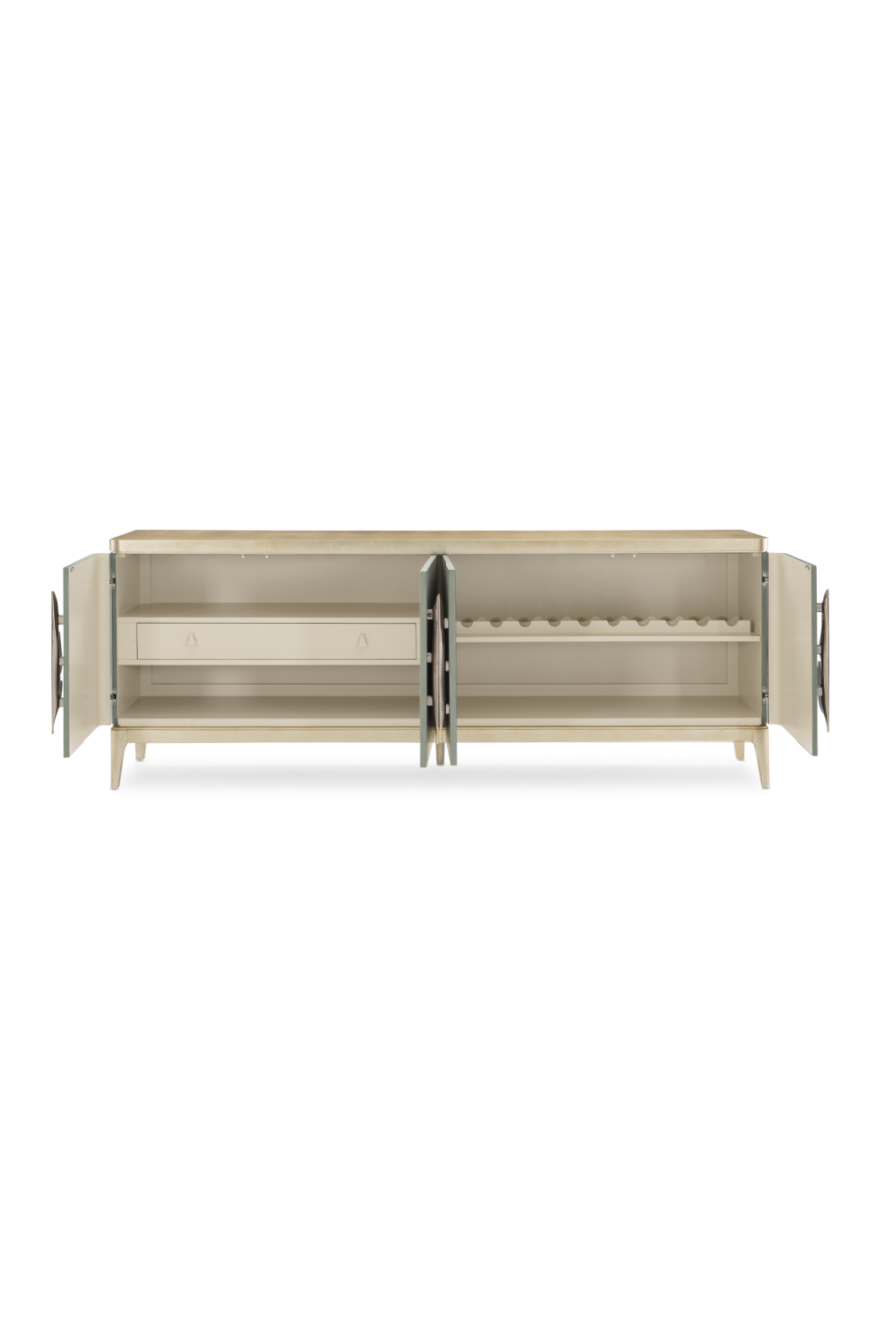 Gold Palm Accent Sideboard | Caracole Waterside | Oroa.com
