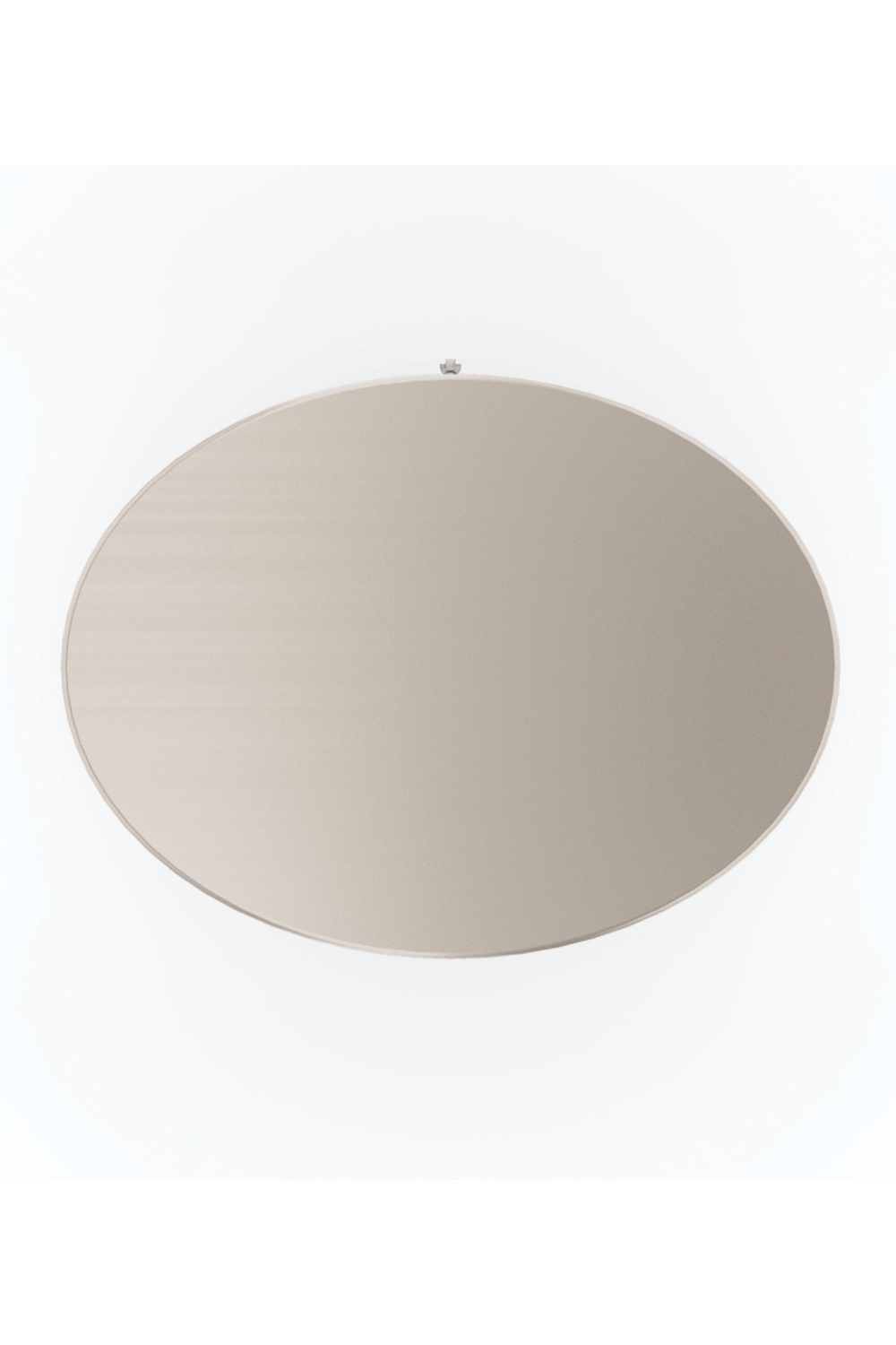 Oval Silver Nightstand | Oroa.com