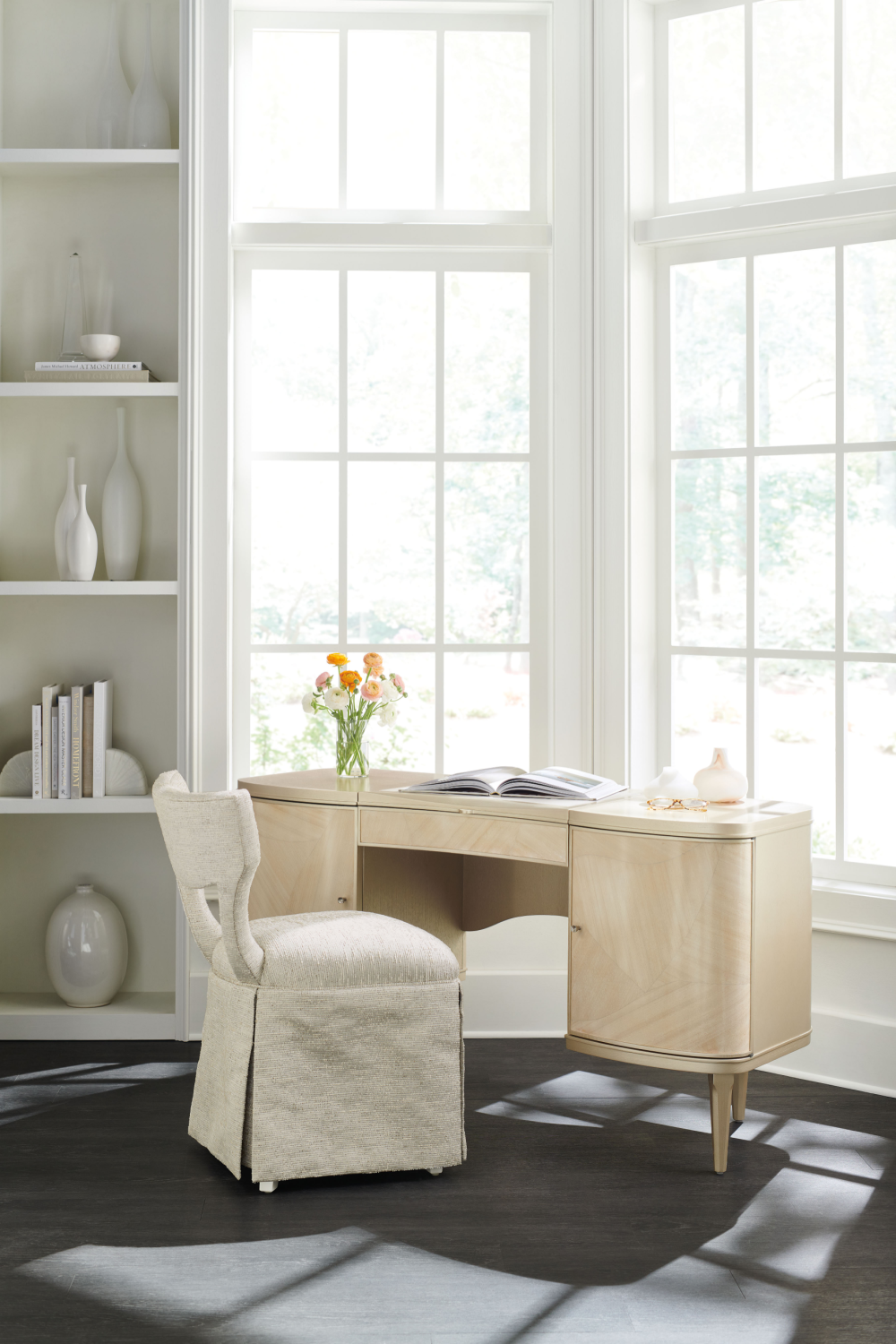 Cream Modern Vanity Table | Caracole Fancy Me | Oroa.com