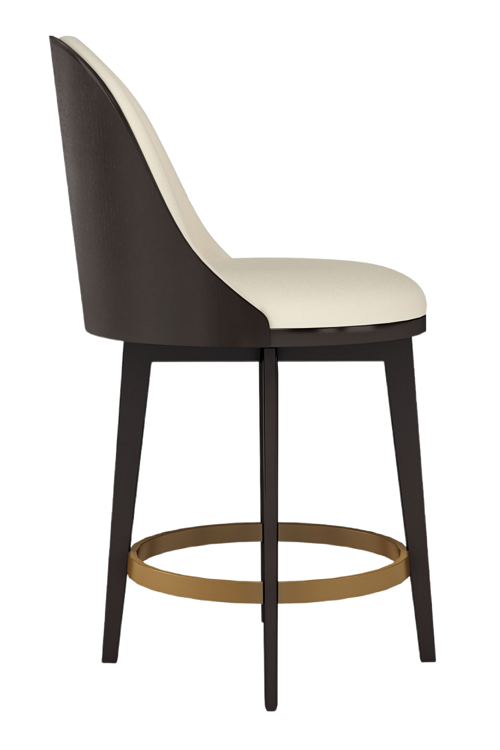 Vegan Leather Counter Stool | Caracole Another Round | Oroa.com