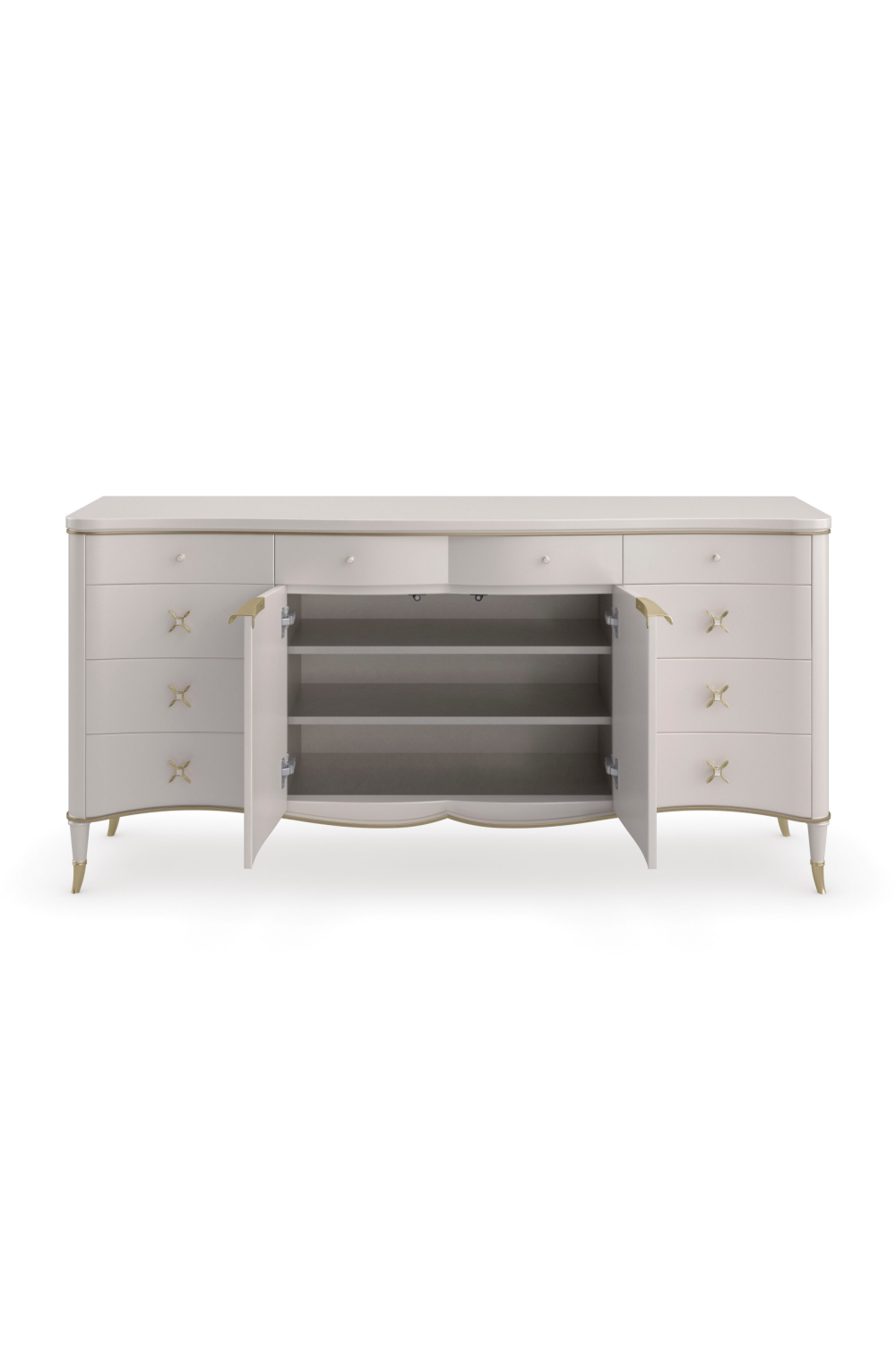 Cream Curved Dresser | Caracole Belle Of The Ball | OROA