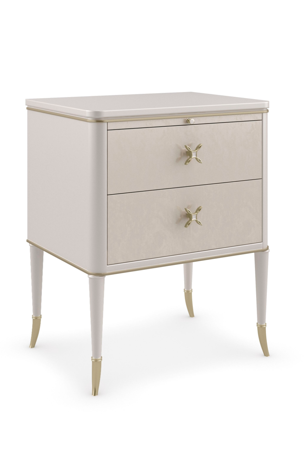 Modern Cream Nightstand | Caracole Finishing Up | Oroa.com
