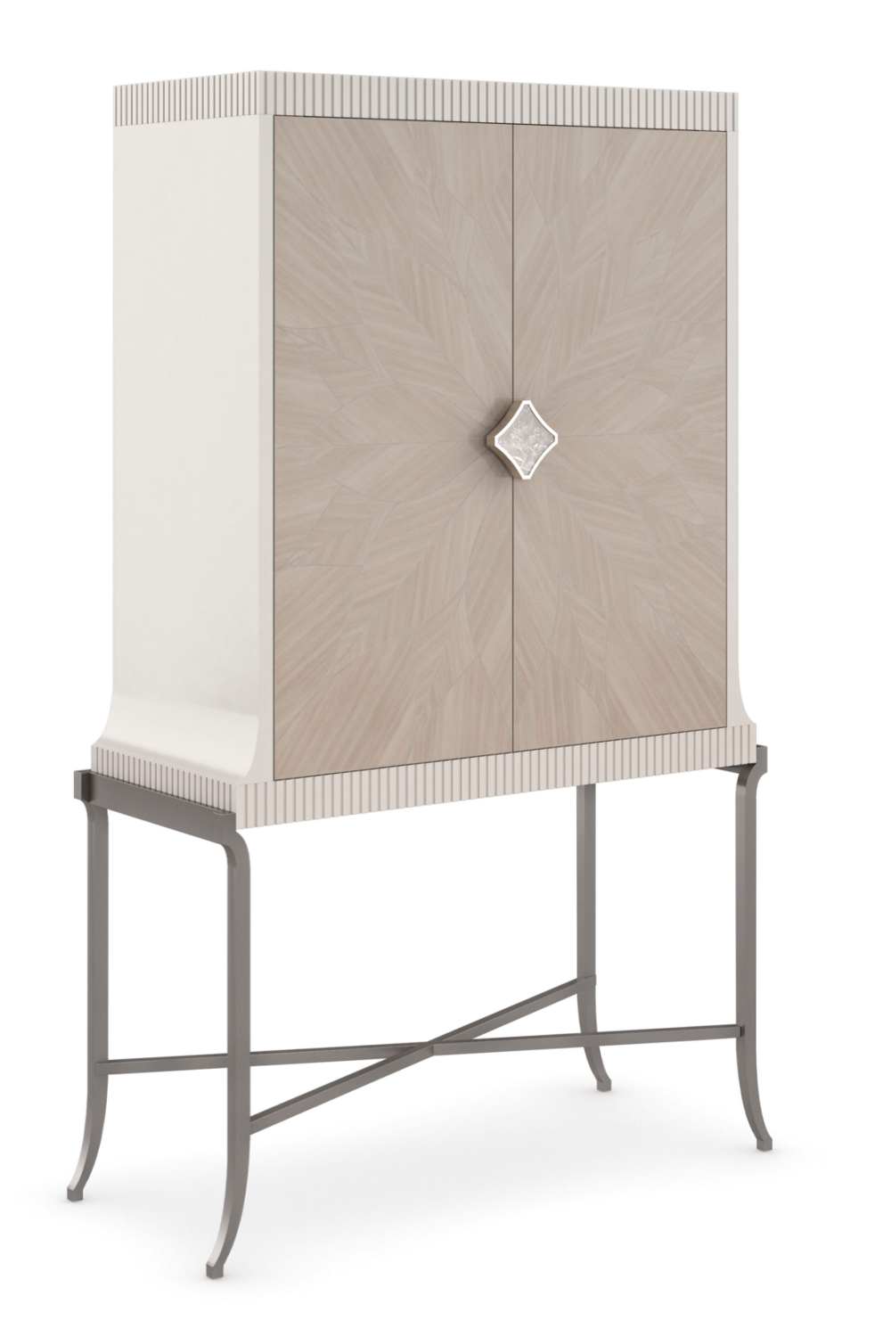 Rosette Patterned Bar Cabinet | Oroa.com