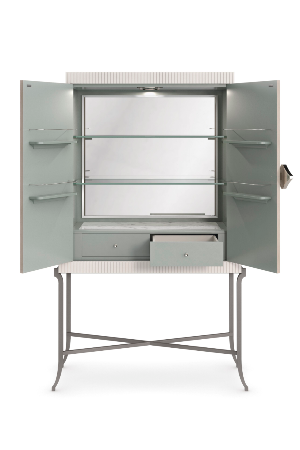 Rosette Patterned Bar Cabinet | Oroa.com