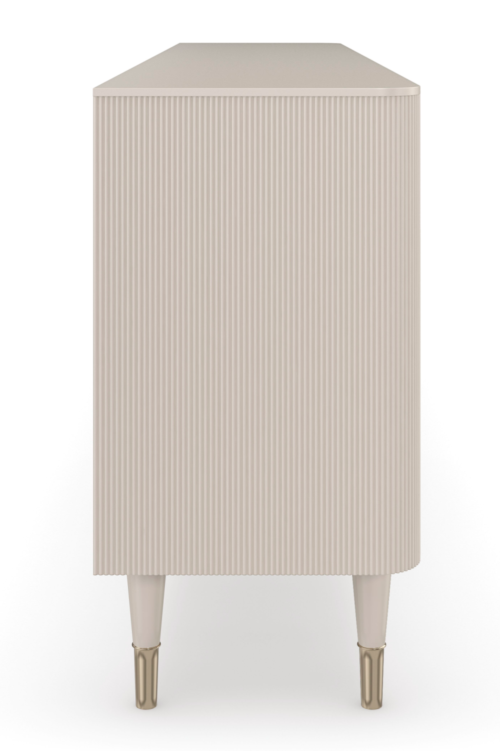 Taupe Reeded TV Cabinet | Caracole Love Lines | Oroa.com