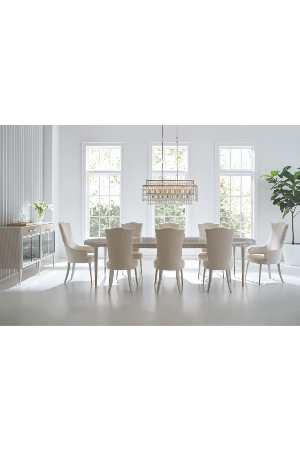 Glass Door Modern Sideboard | Caracole Love Interest | Oroa.com