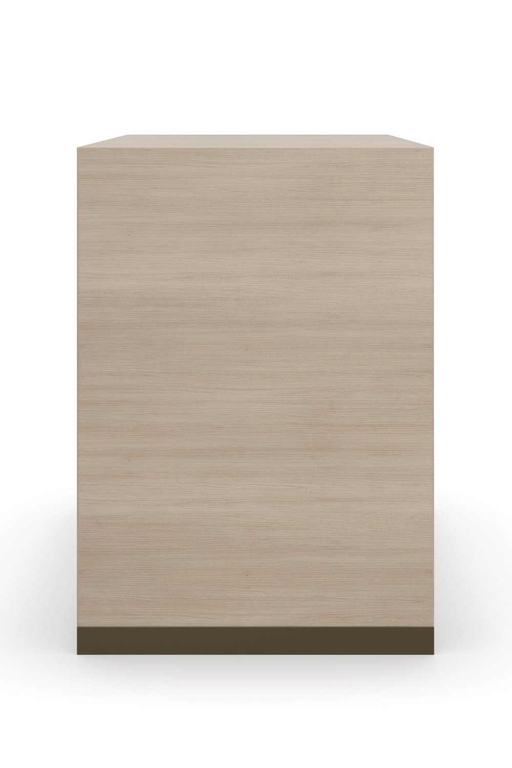 Beige 2-Drawer Nightstand | Oroa.com
