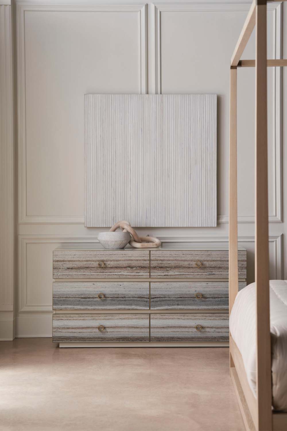 Light Oak Canopy Bed | Oroa.com