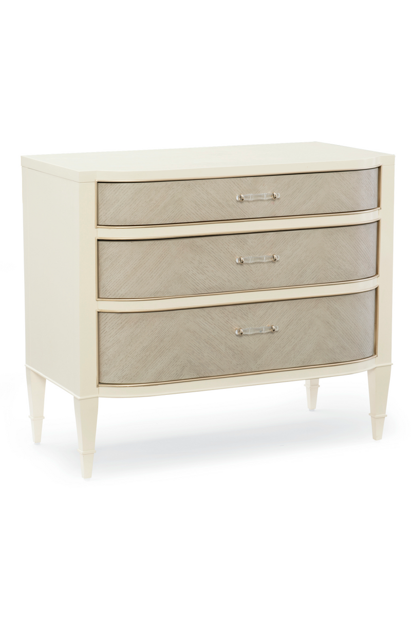 Taupe Modern Nightstand | Caracole Dress Code