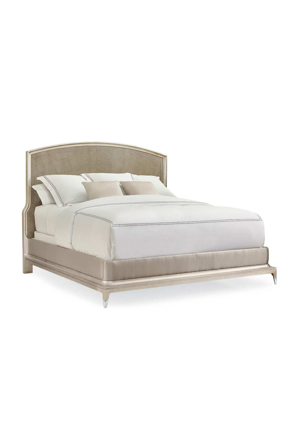 Metallic Outlined King Bed | Caracole Rise To The Occasion | Oroa.com