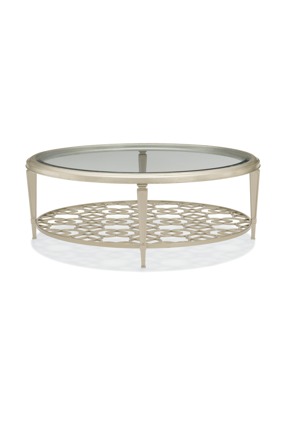 Bevelled Glass Coffee Table | Caracole Social Gathering | Oroa.com