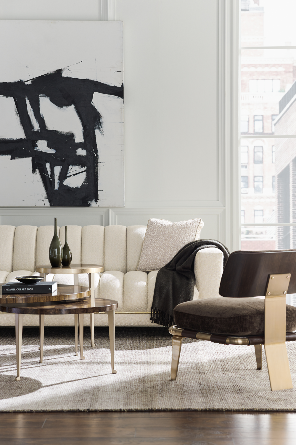 Round Wooden Coffee Table | Caracole A Whole Bunch | Oroa.com