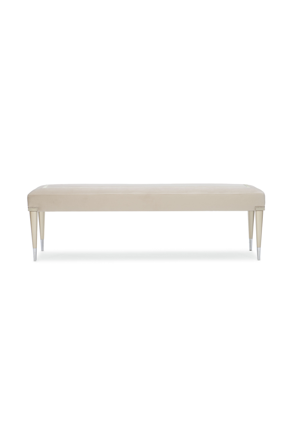 Cream Modern Bench | Caracole Boarding On Beautiful | Oroa.com