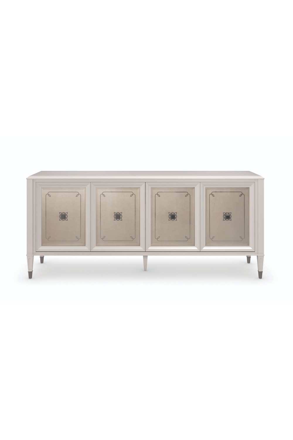 Mirrored Panel Sideboard | Caracole Lattice Serve You | Oroa.com