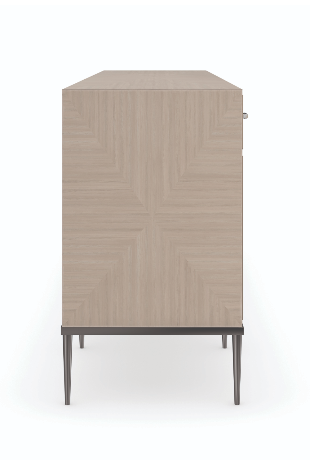 Geometrical Patterned Wooden Sideboard | Caracole Low Rise | Oroa.com