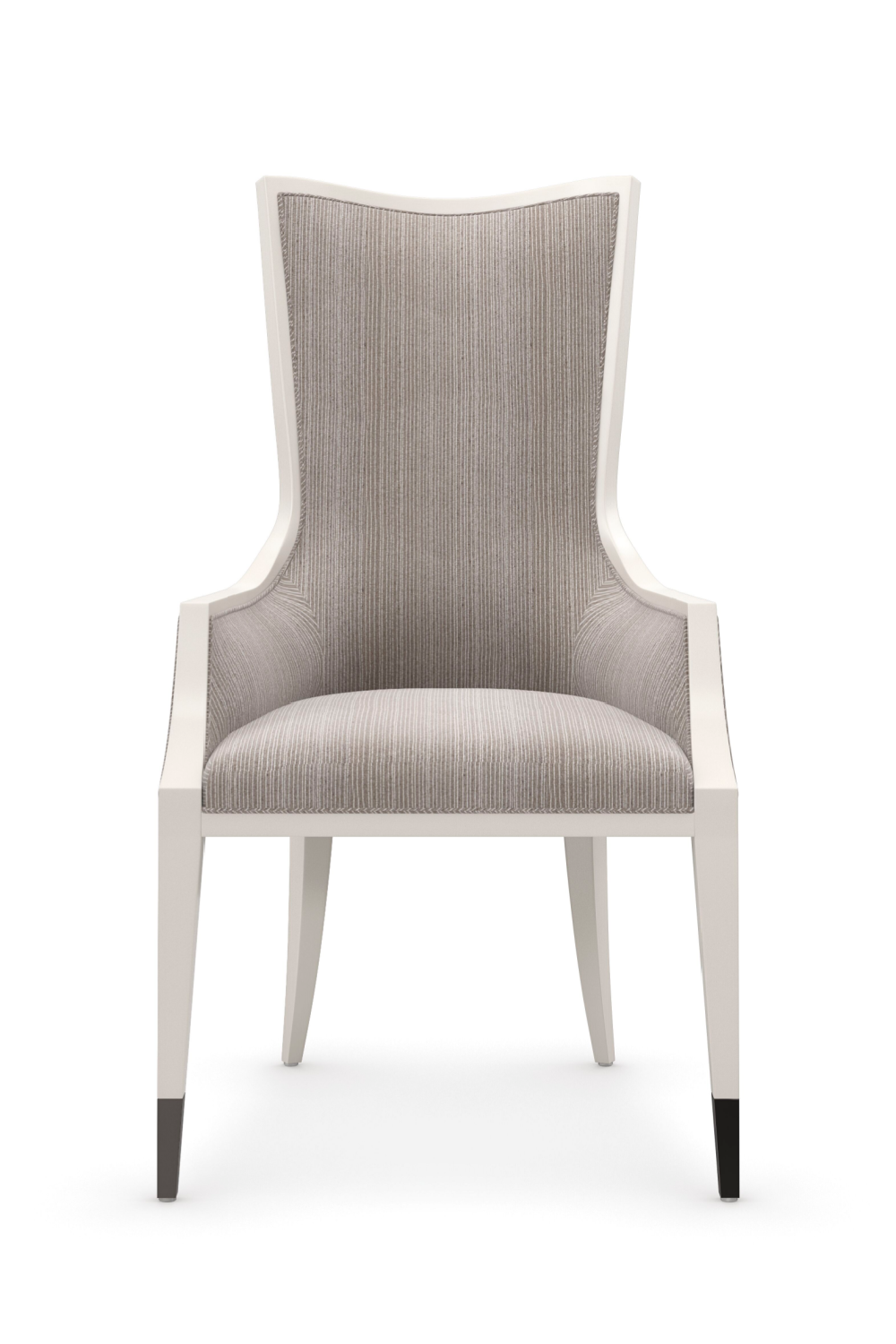 Pinstripe Modern Dining Chair | Caracole Lady Grey | Oroa.com
