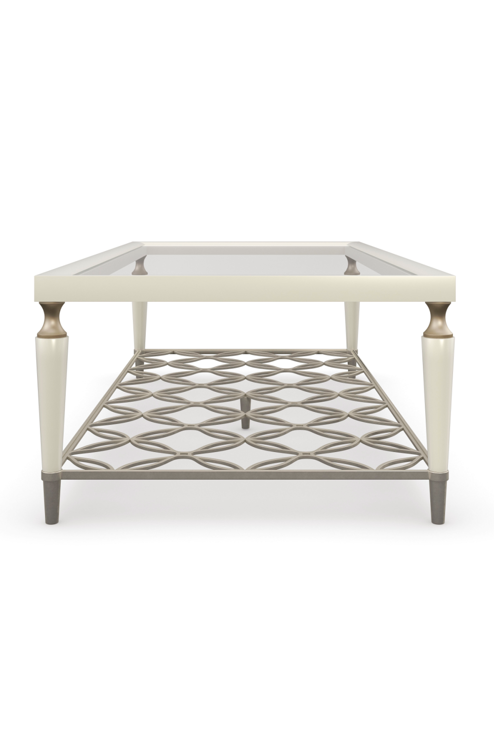 Glass Top Modern Cocktail Table | Caracole Easily Charming | oroa.com