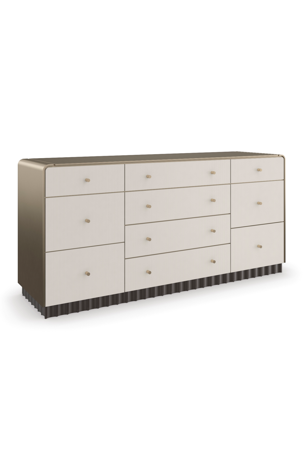 Fluted 10-Drawer Dresser | Caracole Circadian | Oroa.com