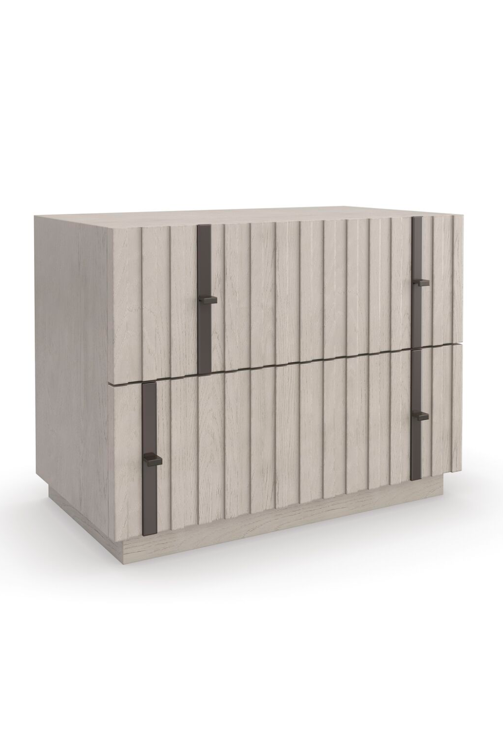 Oak Veneer Modern Nightstand | Caracole Clancy | Oroa.com